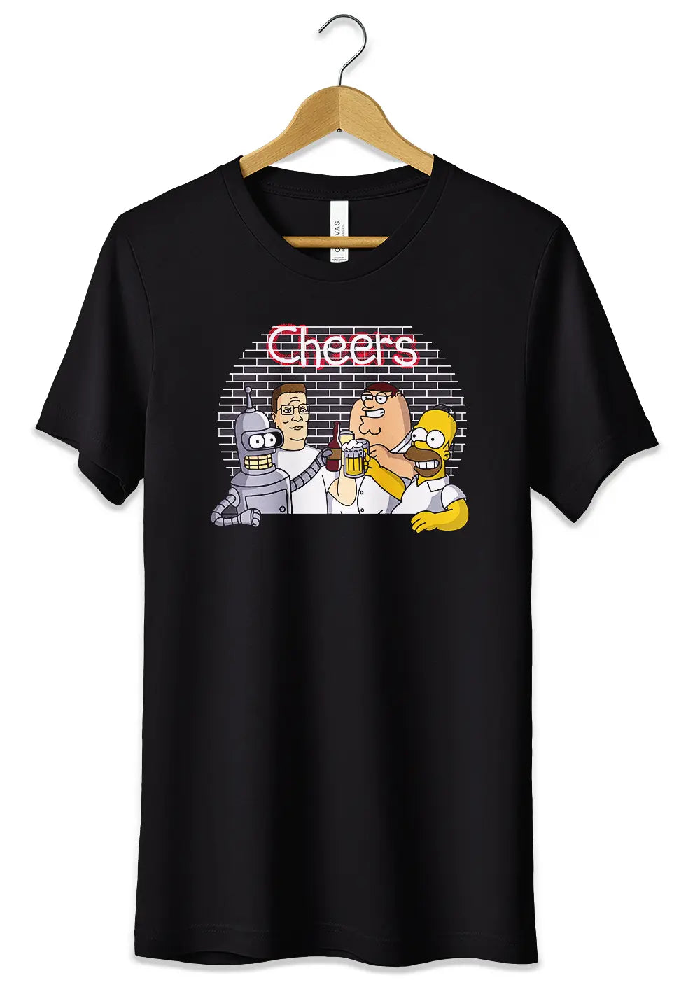 T-Shirt Maglietta Homer Peter Bender Beer Cheers-0