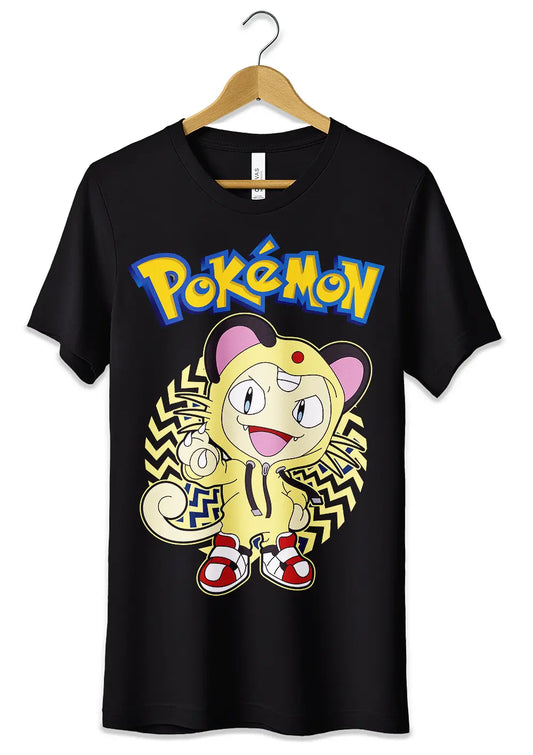 T-Shirt Maglietta Meowth Pokémon Anime-0